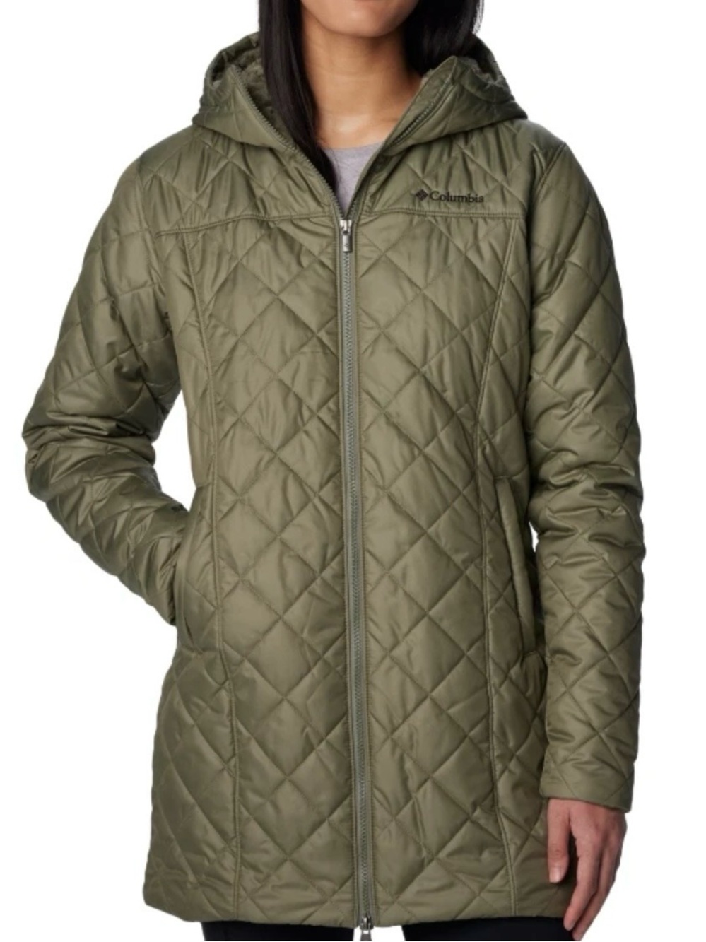 Columbia Forest Green Fleece Jacket